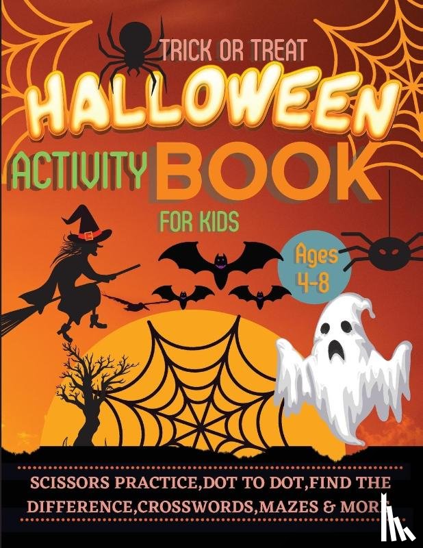 Dorny, Lora - Halloween Activity Book for Kids Ages 4-8