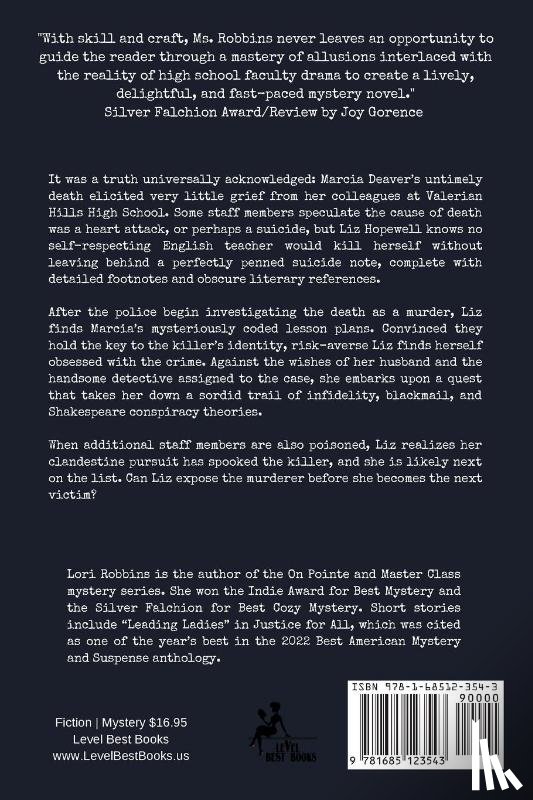 Robbins, Lori - Lesson Plan for Murder