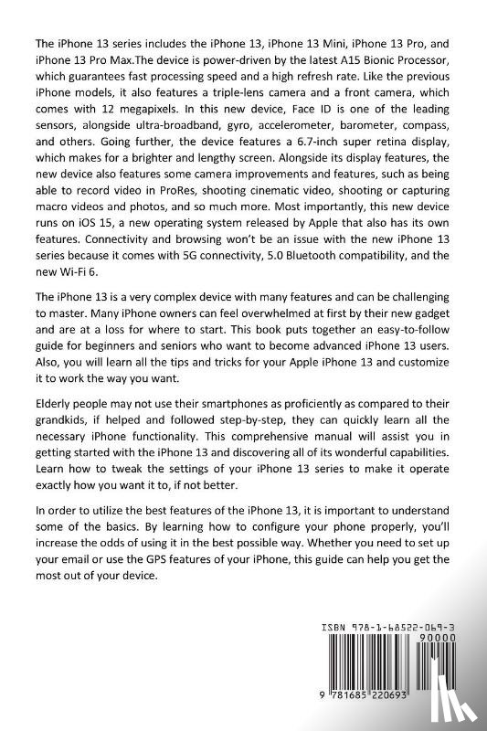 Candy, Willie Anne - iPhone 13 User Guide for Seniors