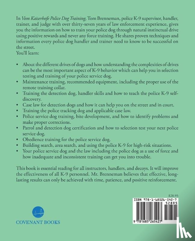 Brenneman, Tom - Vom Kaiserhofe Police Dog Training