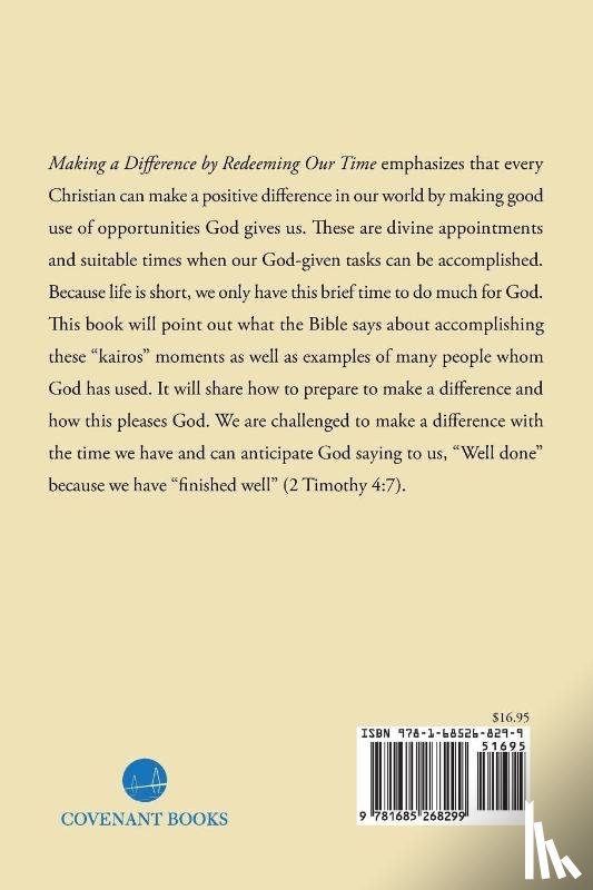Carmicle, Jakie - Making A Difference By Redeeming Our Time
