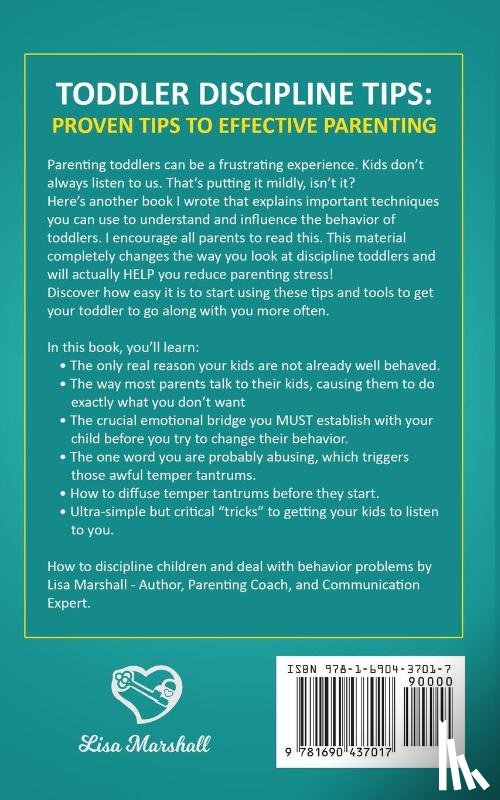Marshall, Lisa - Toddler Discipline Tips