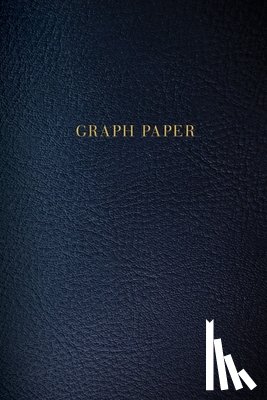 Birchwood Press - Graph Paper: Executive Style Composition Notebook - Dark Blue Leather Style, Softcover - 6 x 9 - 100 pages (Office Essentials)