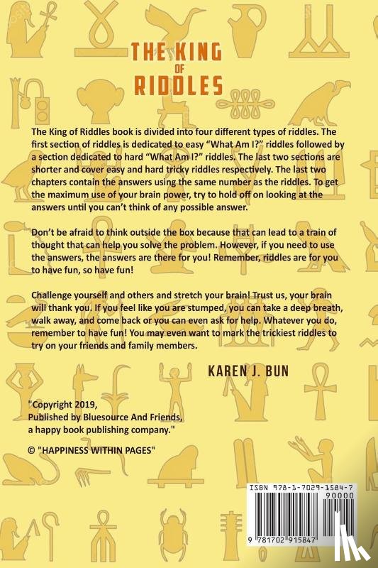 Bun, Karen J - The King Of Riddles