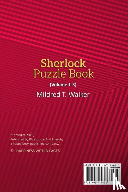 Walker, Mildred T - Sherlock Puzzle Book (Volume 1-3)