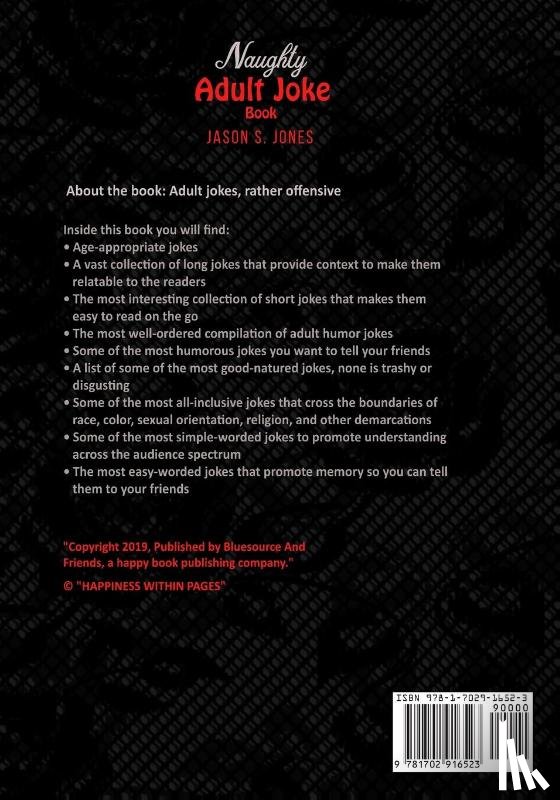 Jones, Jason S - Naughty Adult Joke Book #1-10