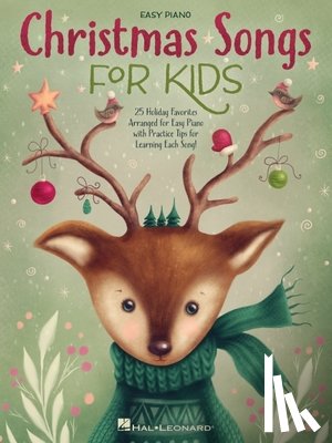 Hal Leonard Corp - Christmas Songs for Kids Easy Piano Songbook with Lyrics