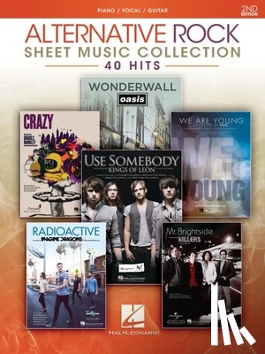 Hal Leonard Corp - Alternative Rock Sheet Music Collection - 2nd Edition: 40 Hits Arranged for Piano/Vocal/Guitar