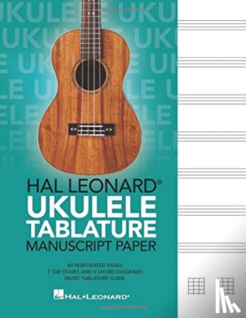 UNKNOWN - Hal Leonard Ukulele Tablature Manuscript Paper