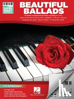  - Beautiful Ballads - Super Easy Songbook: 50 Simple Arrangeme