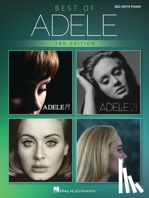 Adele - Best of Adele for Big-Note Piano - 2nd Edition