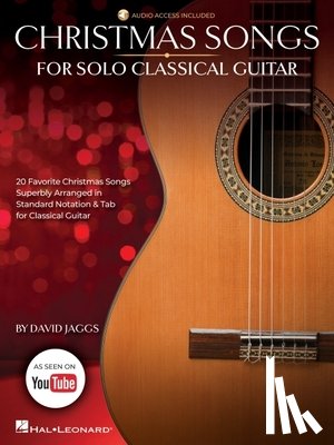 Jaggs, David - Christmas Songs for Solo Classical Guitar Book/Online Audio