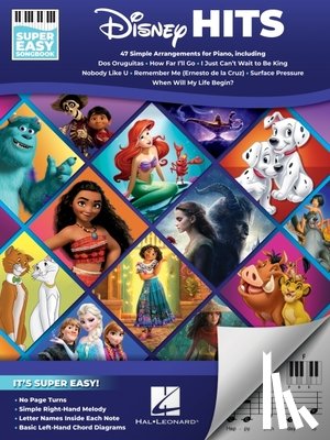  - Disney Hits - Super Easy Songbook: 47 Simple Arrangements fo