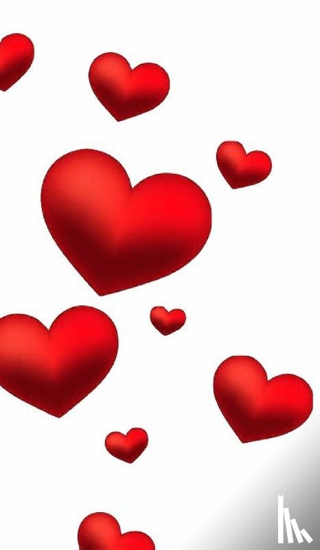 Huhn, Sir Michael - Valentine's red Hearts Creative blank Journal