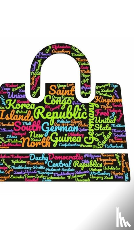 Huhn, Sir Michael - world countries suitcase themed creative blank journal