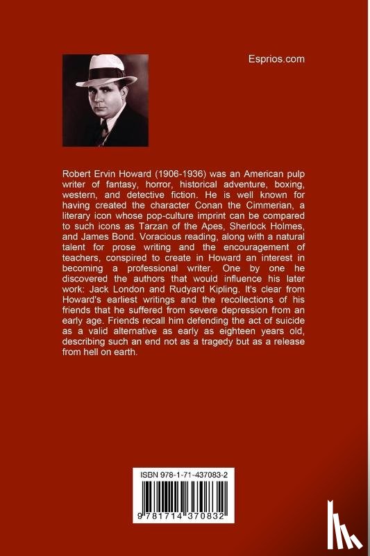 Howard, Robert E - Red Shadows, and Rattle of Bones (Esprios Classics)