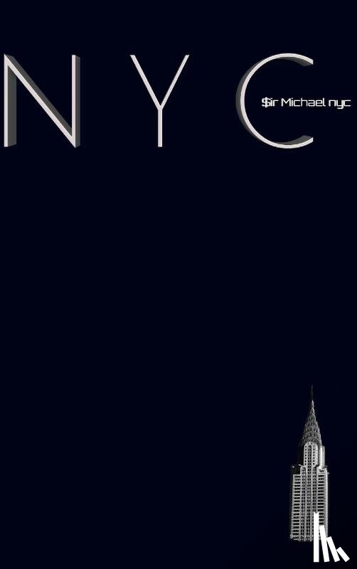Huhn, Sir Michael - NYC Chrysler building midnight black grid style page notepad $ir Michael Limited edition