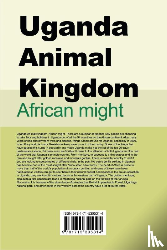 Walsh, Christopher - Uganda Animal Kingdom