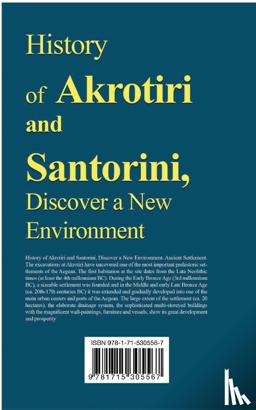 Clarke, Jamie - History of Akrotiri and Santorini, Discover a New Environment