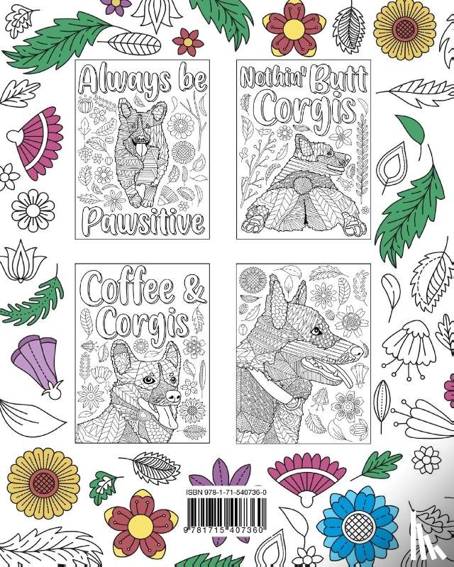 Paperland - Corgi Coloring Book