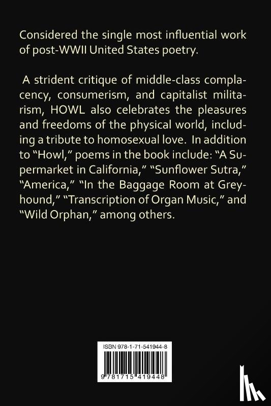 Ginsberg, Allen - Howl and Other Poems