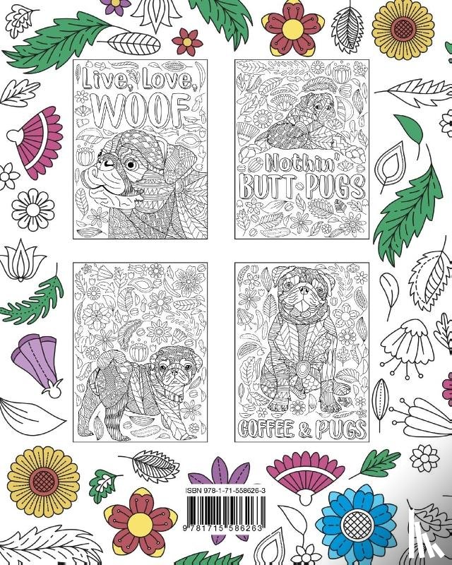 Paperland - Pug Dog Coloring Book