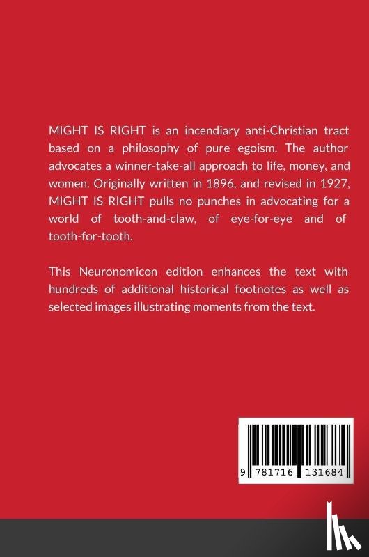 Redbeard, Ragnar - Might Is Right by Ragnar Redbeard