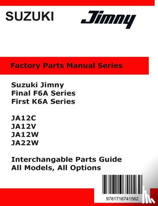 Danko, James - Suzuki Jimny English Factory Parts Manual JA12, JA22W Series