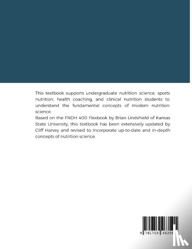 Harvey, Cliff, Lindshield, Brian - Foundations of Nutrition Science for Health and Performance