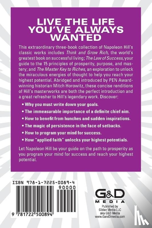 Hill, Napoleon, Horowitz, Mitch - Napoleon Hill's Golden Classics (Condensed Classics): featuring Think and Grow Rich, The Law of Success, and The Master Key to Riches