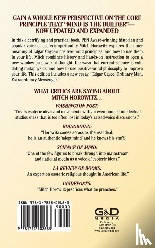 Horowitz, Mitch - Mind As Builder