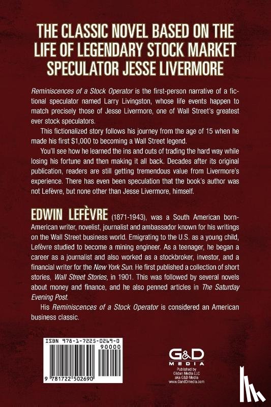 Lefv®vre, Edwin - Reminiscences of a Stock Operator (Essential Investment Classics)
