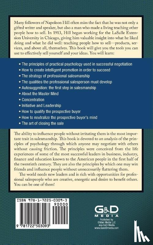 Napoleon Hill Associates - Napoleon Hill's Science of Successful Selling