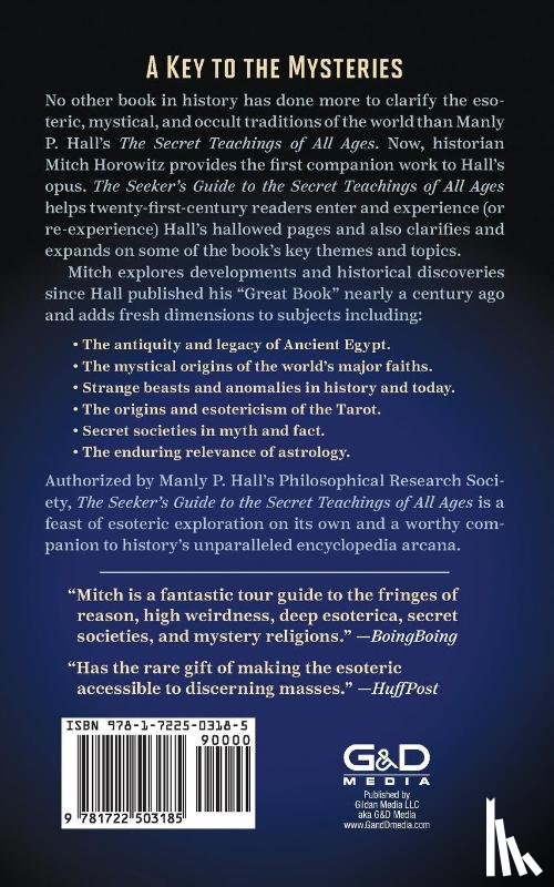 Horowitz, Mitch - The Seeker's Guide to The Secret Teachings of All Ages