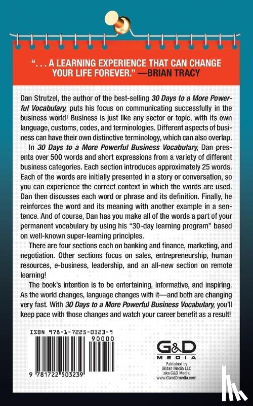 Strutzel, Dan - 30 Days to a More Powerful Business Vocabulary