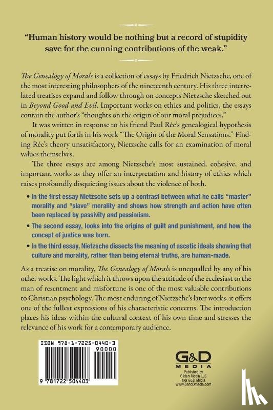 Nietzsche, Friedrich - The Genealogy of Morals