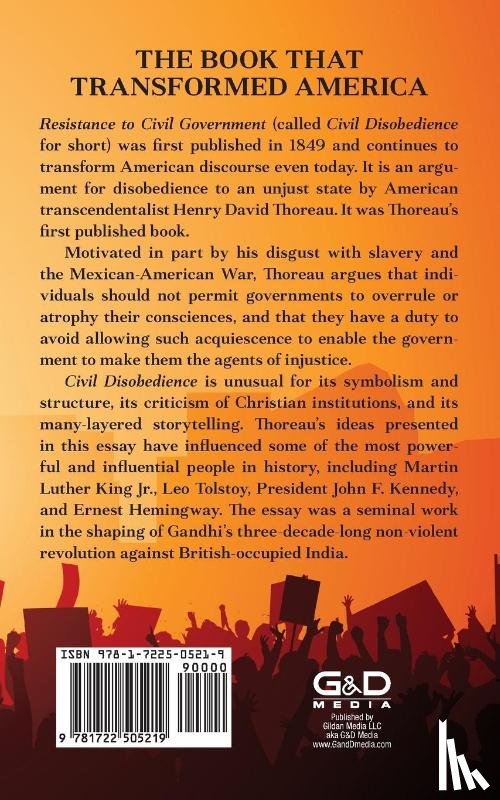 Thoreau, Henry David - Civil Disobedience