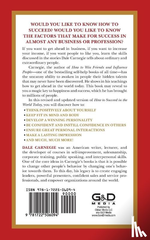 Carnegie, Dale - How to Succeed in the World Today Revised and Updated Edition