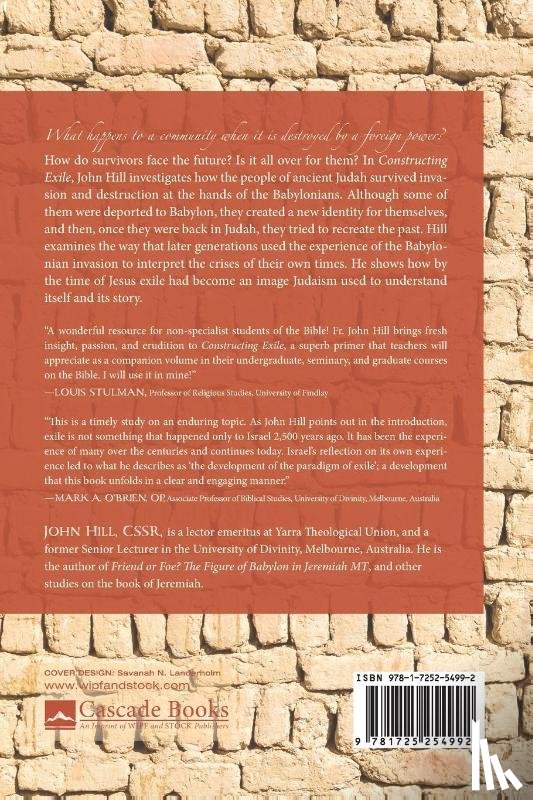 Hill, John Cssr - Constructing Exile