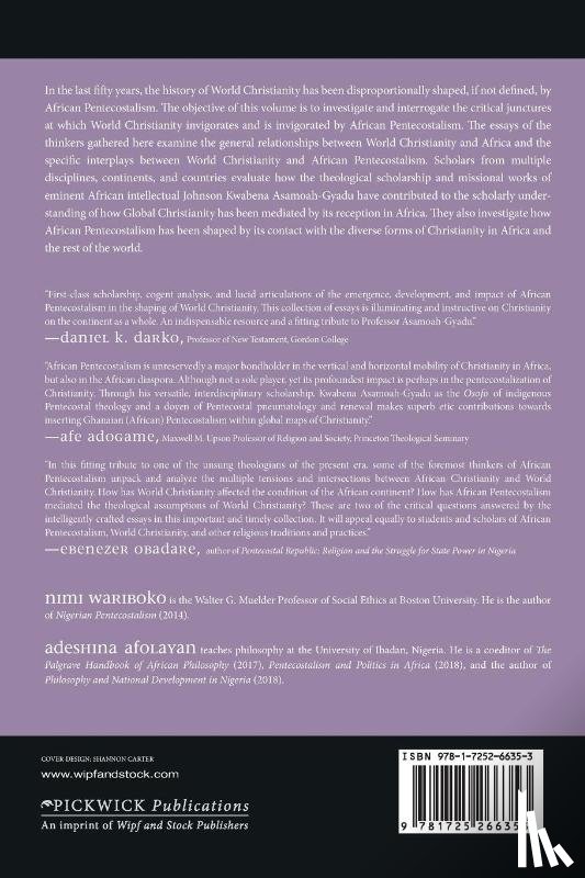  - African Pentecostalism and World Christianity
