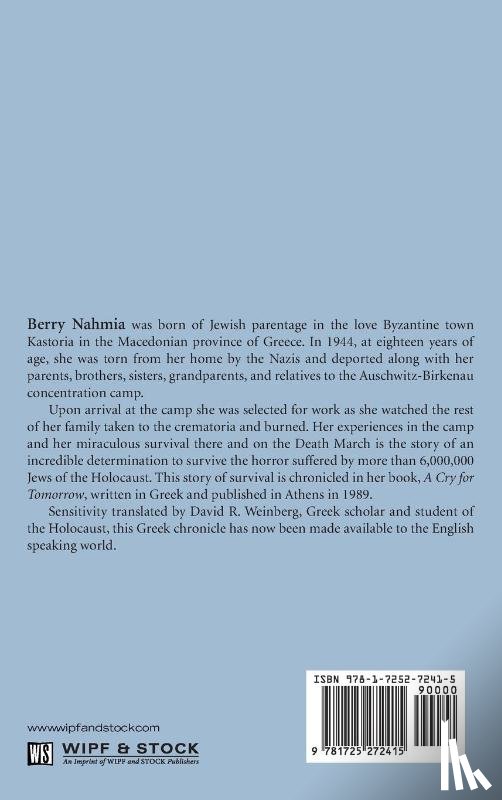 Nahmia, Berry - A Cry For Tomorrow 76859 ...