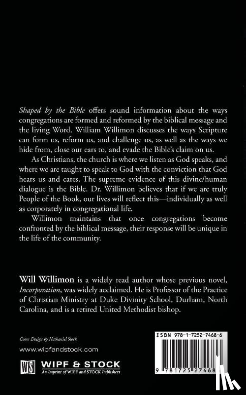 Willimon, Will - Shaped by the Bible