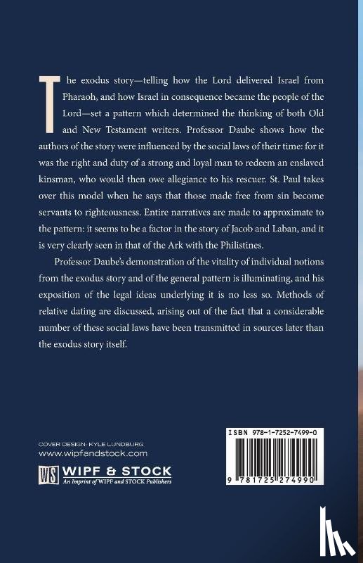 Daube, David - The Exodus Pattern in the Bible