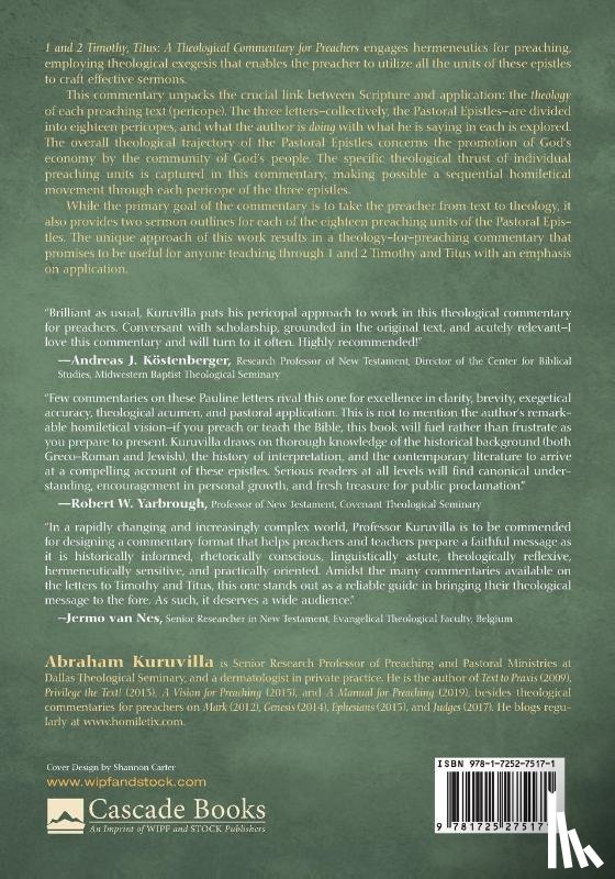 Kuruvilla, Abraham - 1 and 2 Timothy, Titus