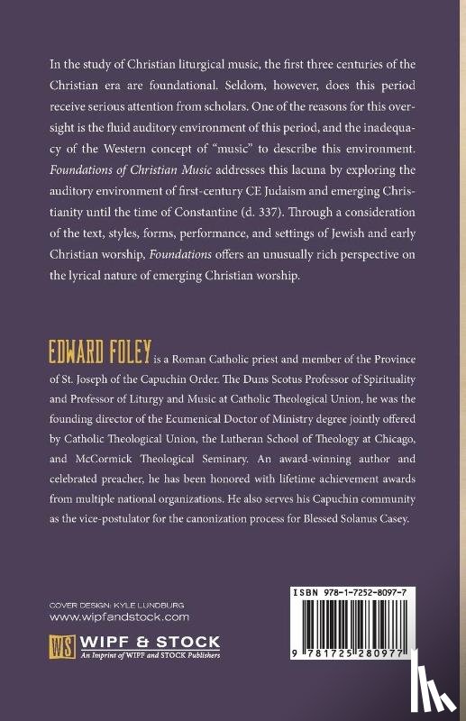 Foley, Edward - Foundations of Christian Music