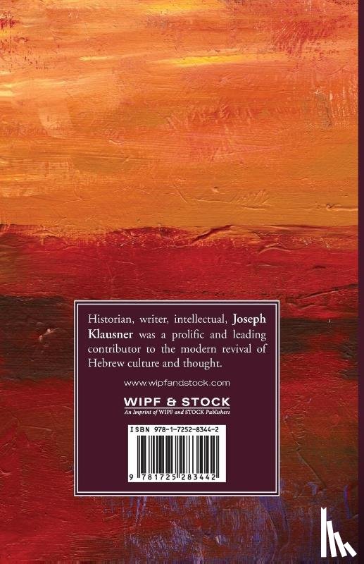 Klausner, Joseph - Jesus of Nazareth