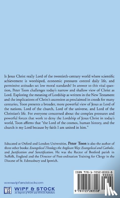 Toon, Peter - Jesus Christ Is Lord