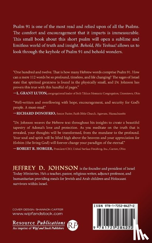 Johnson, Jeffrey D - Behold, His Yeshua!
