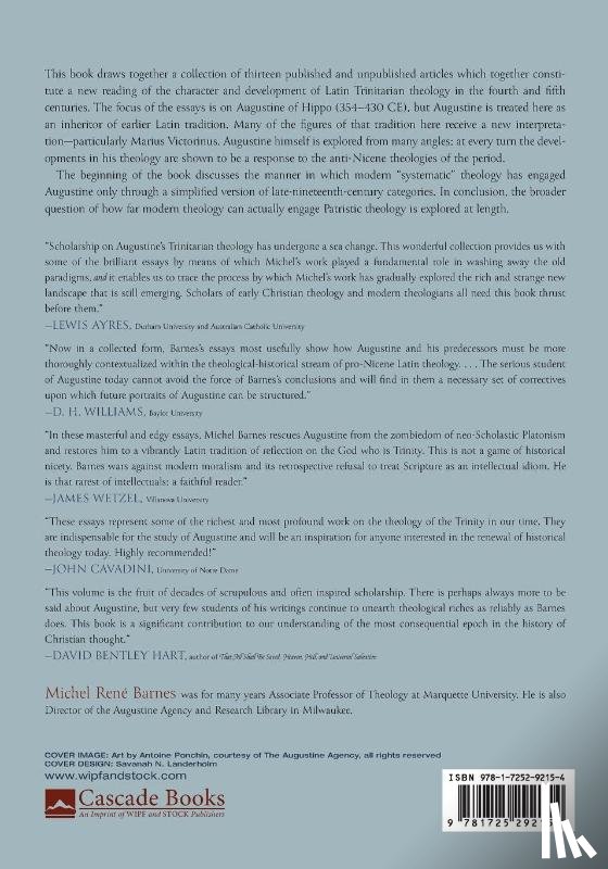 Barnes, Michel René - Augustine and Nicene Theology