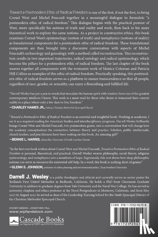 Wesley, Darrell J. - Toward a Postmodern Ethic of Radical Freedom